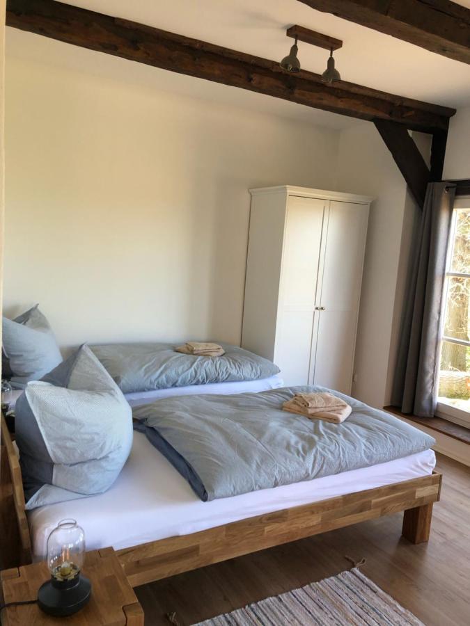 Altes Backhaus Bauernhof Vogel Apartment Rohrsen ภายนอก รูปภาพ