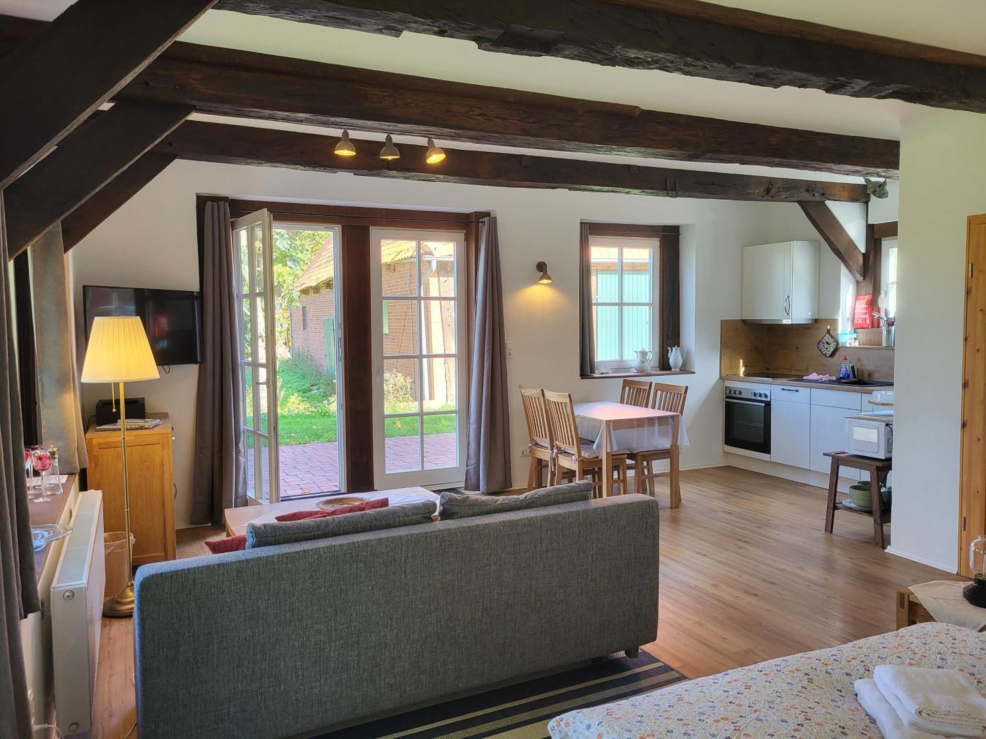 Altes Backhaus Bauernhof Vogel Apartment Rohrsen ภายนอก รูปภาพ