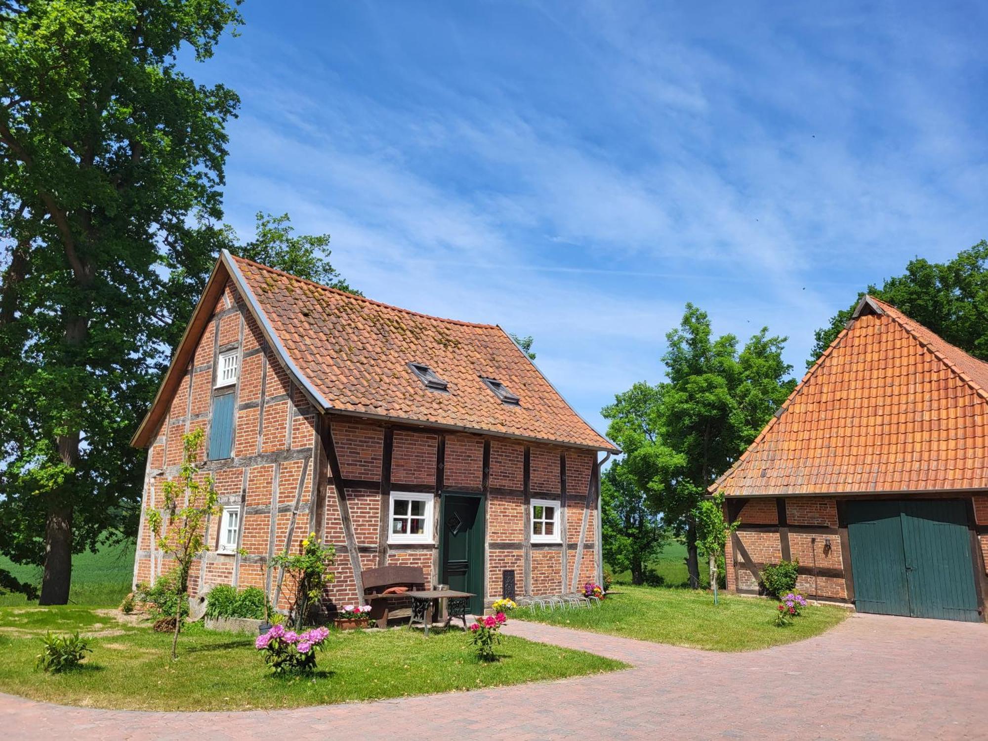 Altes Backhaus Bauernhof Vogel Apartment Rohrsen ภายนอก รูปภาพ